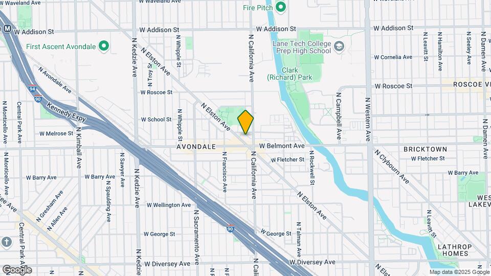 3215 N Elston Ave, Unit M03B Mapa y Detalles de la Ubicación