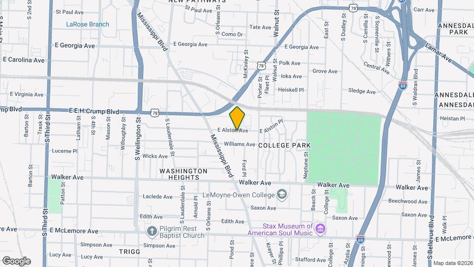 701 E Alston Ave Map and Location Details