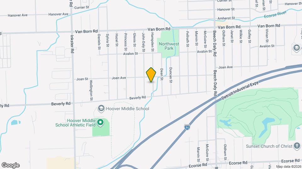 6334 Hampden St Map and Location Details