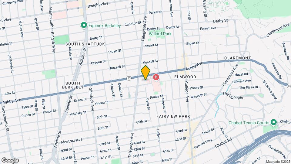 2421 Webster St Mapa y Detalles de la Ubicación