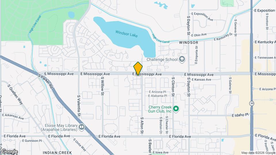 1105 S Alton St Map and Location Details