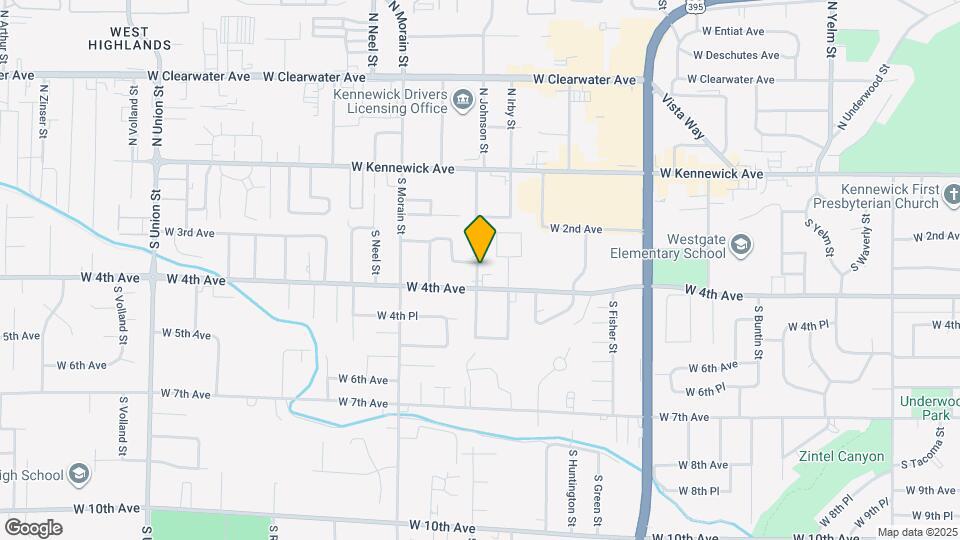 325 S Johnson St Map and Location Details