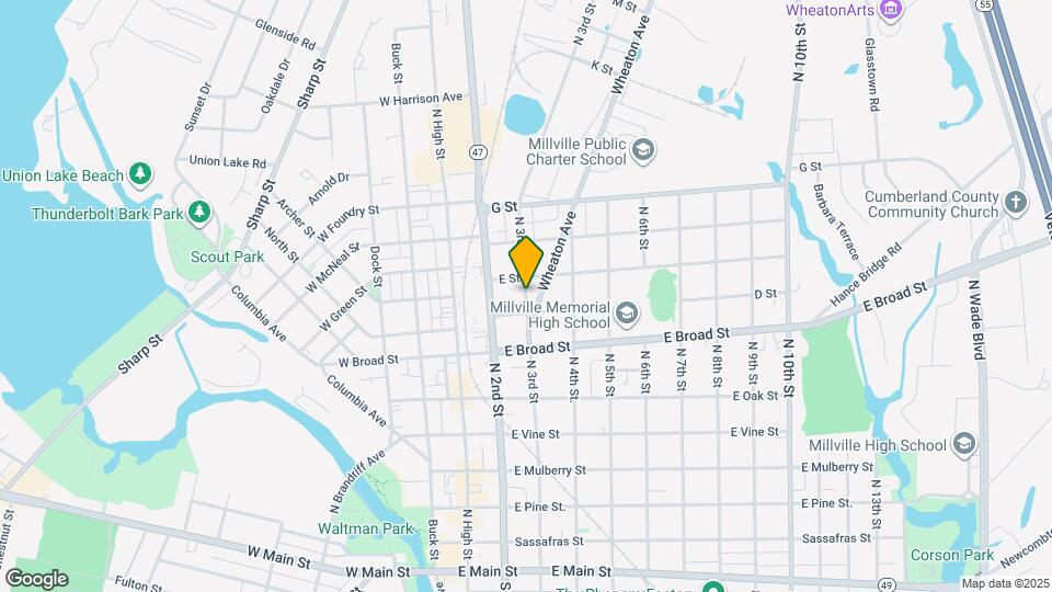 711 N 3rd St Map and Location Details