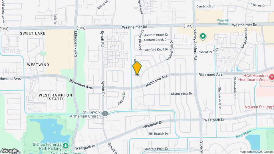 3103 Ashford Arbor Dr Map and Location Details