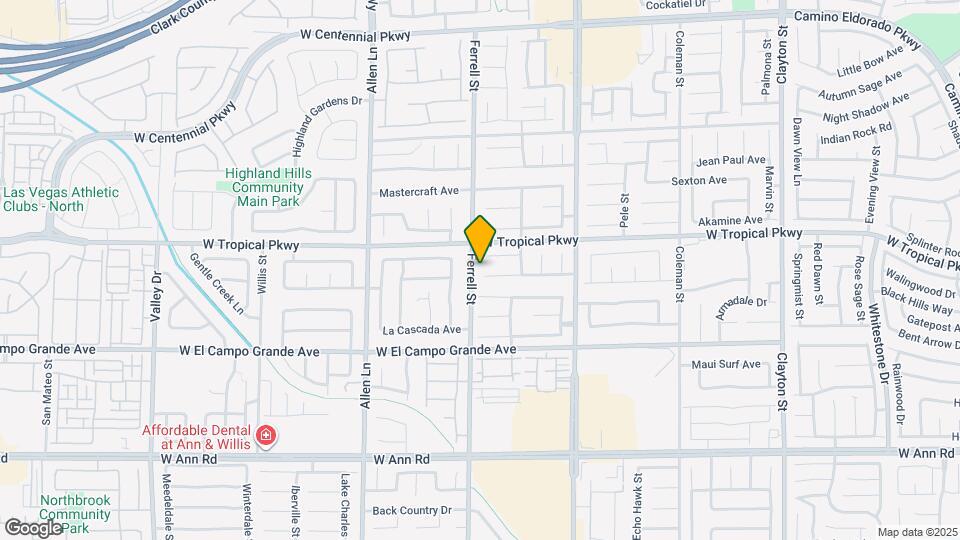 3136 Macaroon Way Map and Location Details