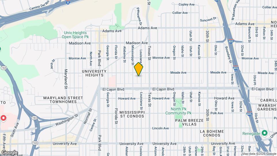 4362 Louisiana St Map and Location Details