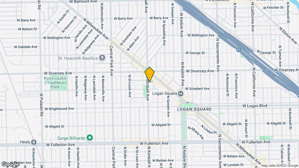 2717 N Kimball Ave Map and Location Details
