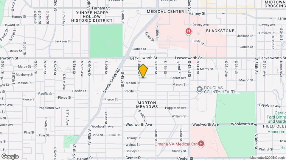 4540 Mason St Map and Location Details