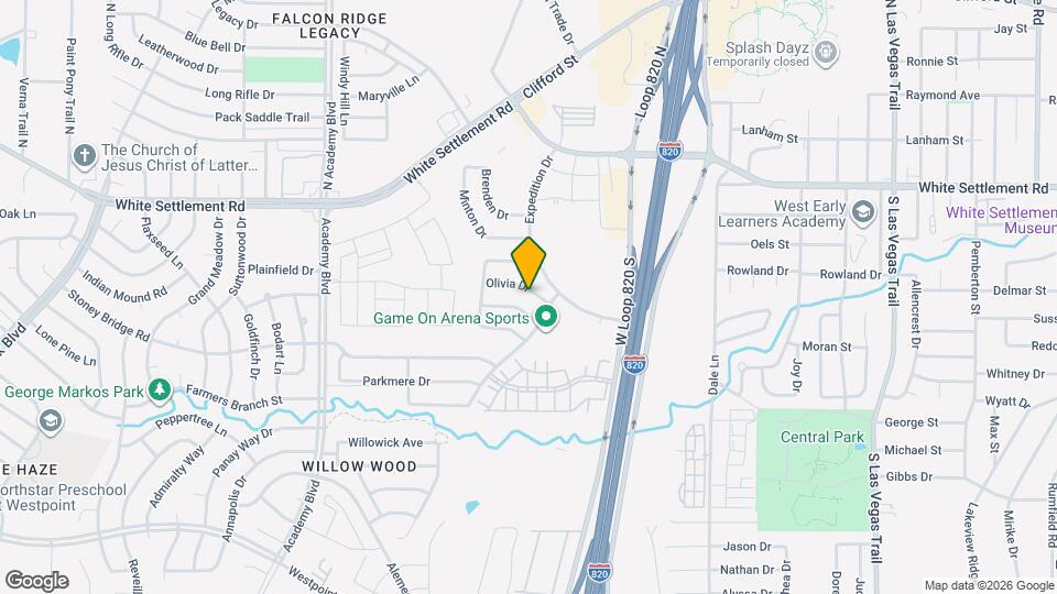 9617 Olivia Dr Map and Location Details