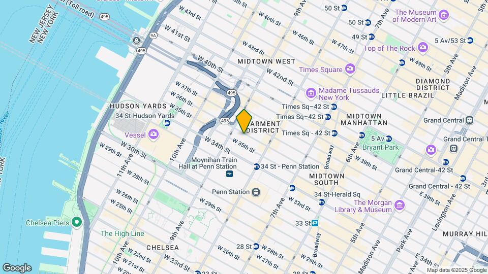 348 W 36th St.-Unit -31H Map and Location Details