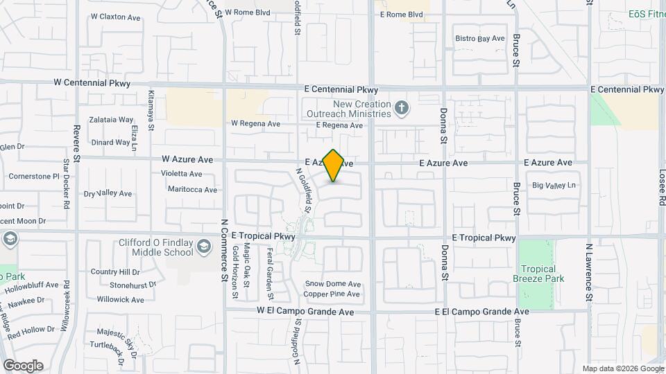 209 Sierra Breeze Ave Map and Location Details