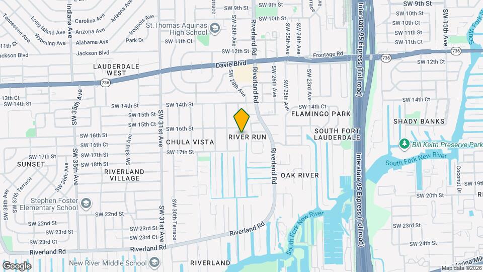 1632 SW 28th Ave Map and Location Details