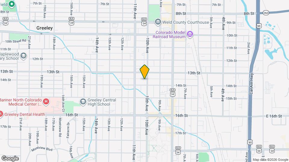 1323 10th Ave Map and Location Details