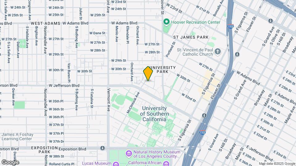 USC Village Map and Location Details