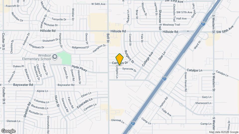 5822 Syracuse Dr Map and Location Details