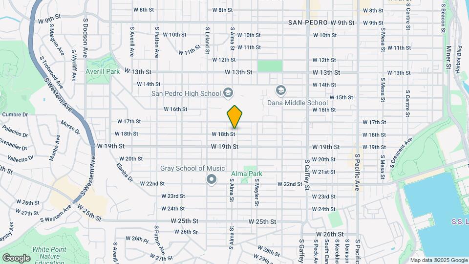 1738 S Alma St Map and Location Details