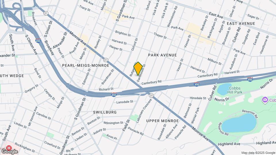 293 Dartmouth St Map and Location Details