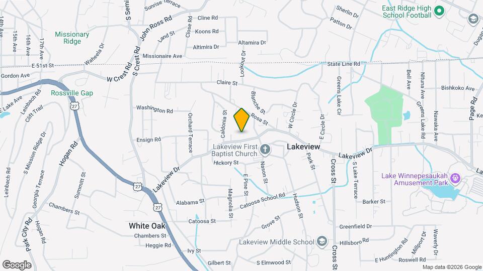 545 Lakeview Dr Map and Location Details