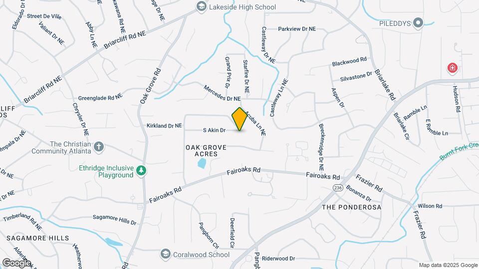 2038 S Akin Dr Map and Location Details