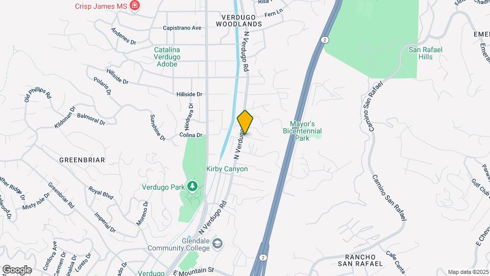 1762 Verdugo Rd Map and Location Details