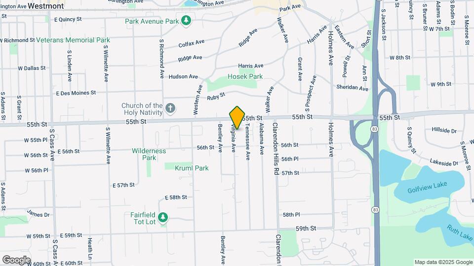 5525 Virginia Ave Map and Location Details