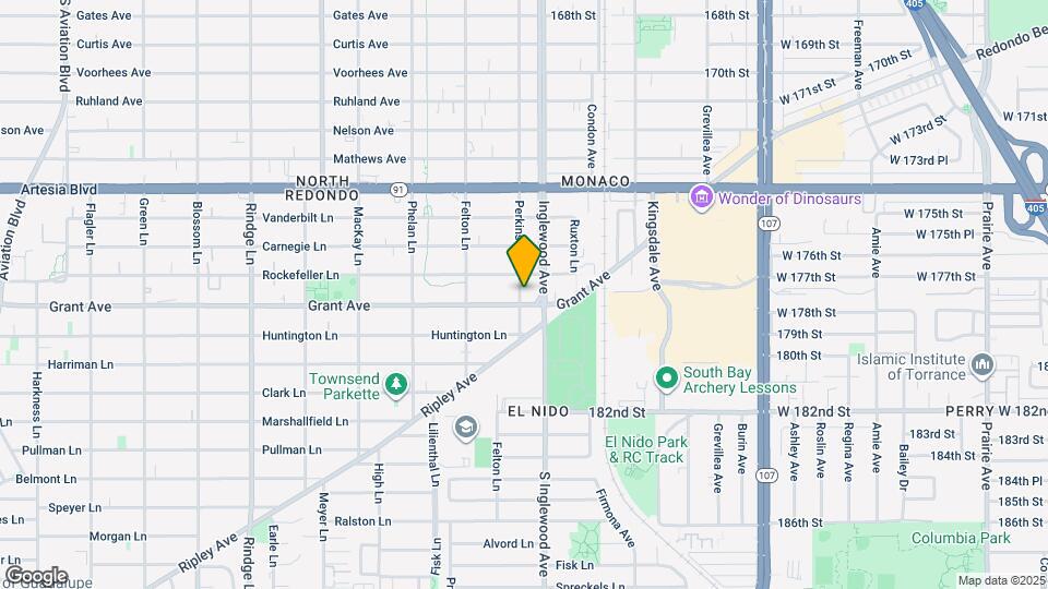 1600 Perkins Ln Map and Location Details
