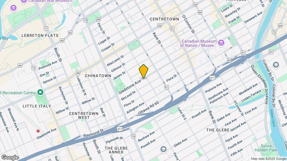 556 Gladstone Av Map and Location Details