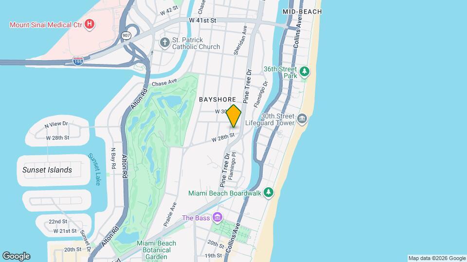 329 W 28th St Map and Location Details