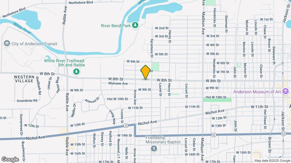 1623 W 8th St Map and Location Details