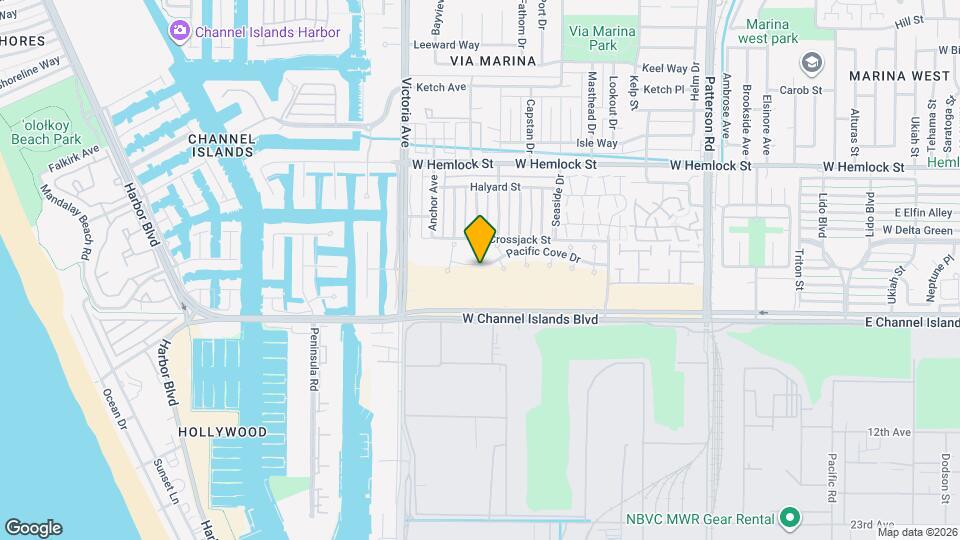 686 Pacific Cove Dr Map and Location Details