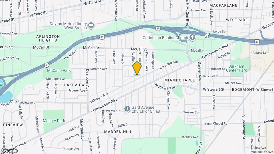 2243 Lakeview Ave Map and Location Details