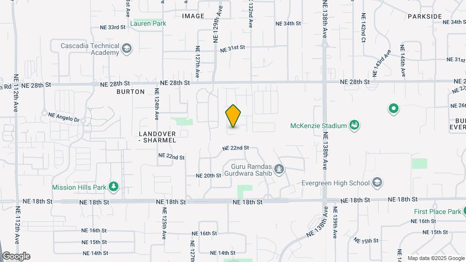 13008 NE 24th Cir Map and Location Details
