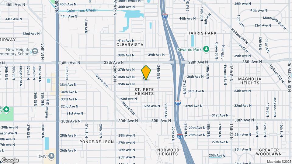 2491 35th Ave N Map and Location Details