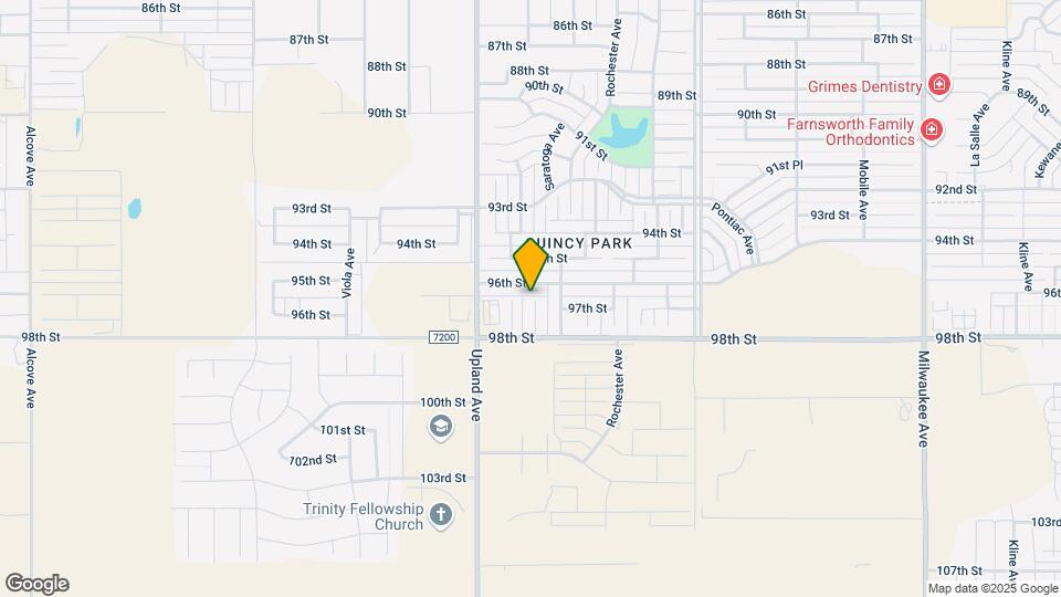 9702 Saratoga Ave Map and Location Details