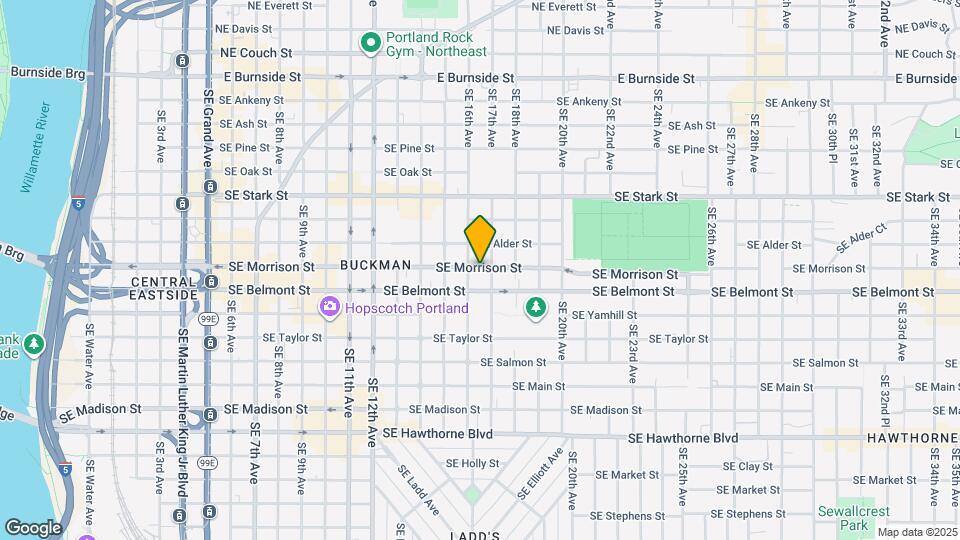 1610-1612 SE Morrison St Map and Location Details