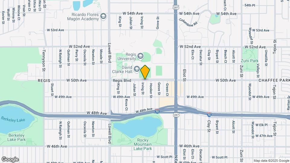 4998 N Irving St Map and Location Details