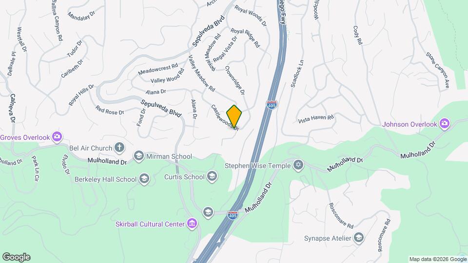 15672 Castlewoods Dr Map and Location Details