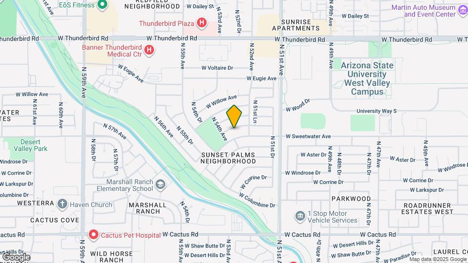 5301 W Wood Dr Map and Location Details