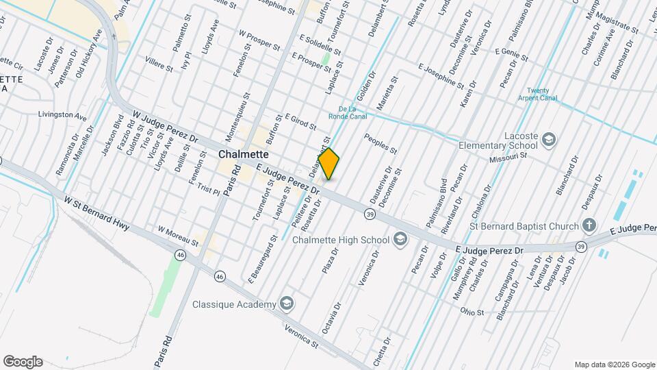 601-615 E Judge Perez Dr Map and Location Details