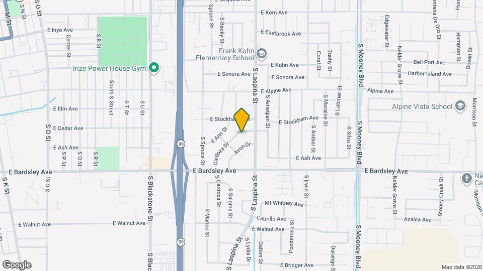 886 Cardoza Dr Map and Location Details