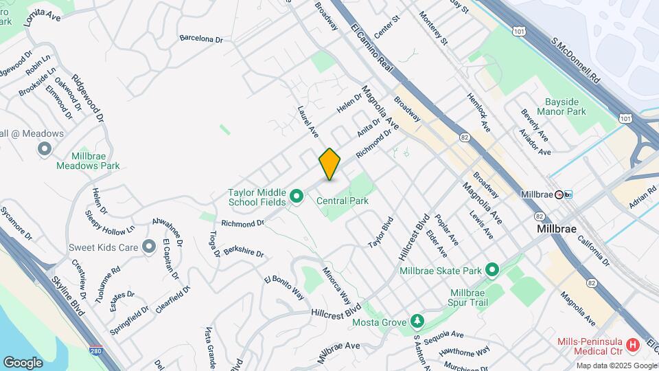 421 Richmond Dr Mapa y Detalles de la Ubicación
