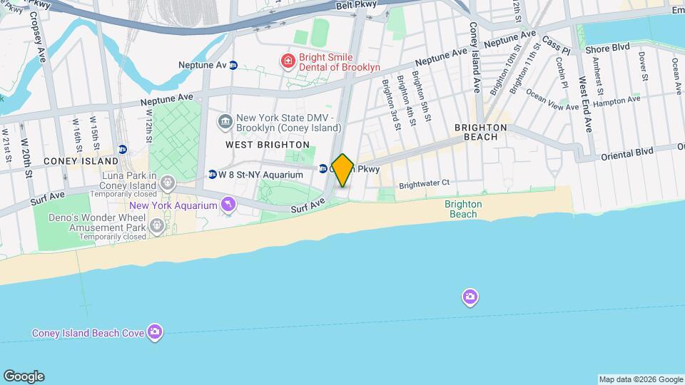 3111 Ocean Pkwy Map and Location Details