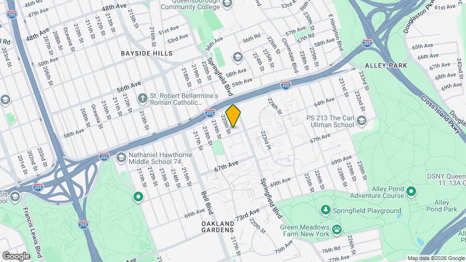 220-09 64th Ave Map and Location Details