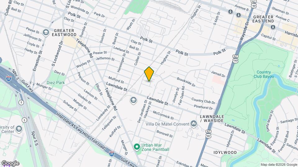 5502 Camaguey St Map and Location Details