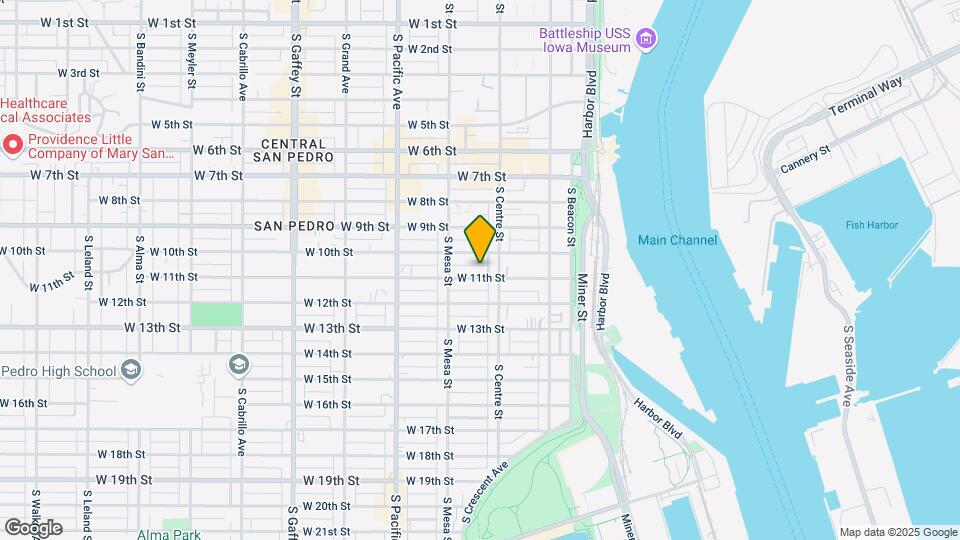340 W 11th St Map and Location Details