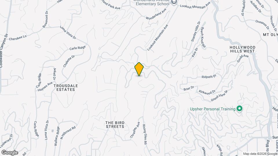 1895 Rising Glen Rd Map and Location Details