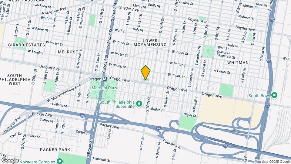 1007 Oregon Ave-Unit -2F Map and Location Details