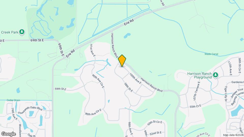 6133 100th Ave E Map and Location Details