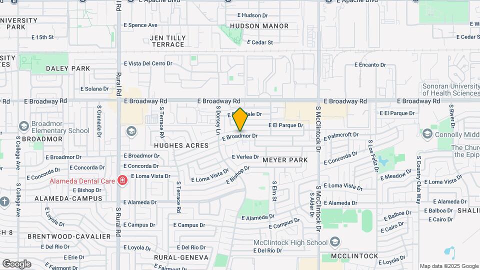 1348 E Broadmor Dr, Unit FL6-ID1207A Mapa y Detalles de la Ubicación