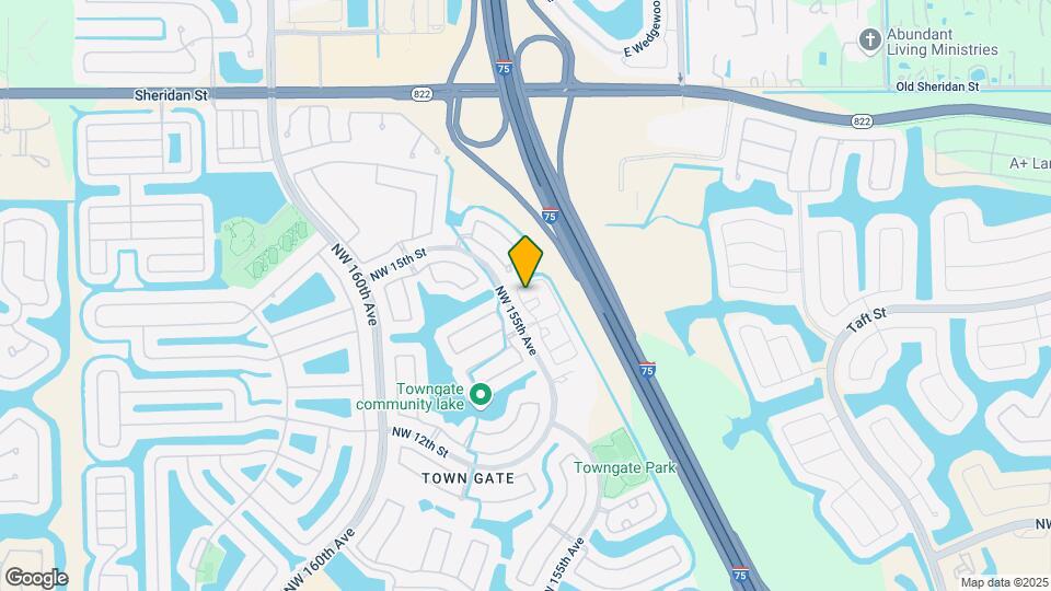 1445 NW 154th Ln Map and Location Details